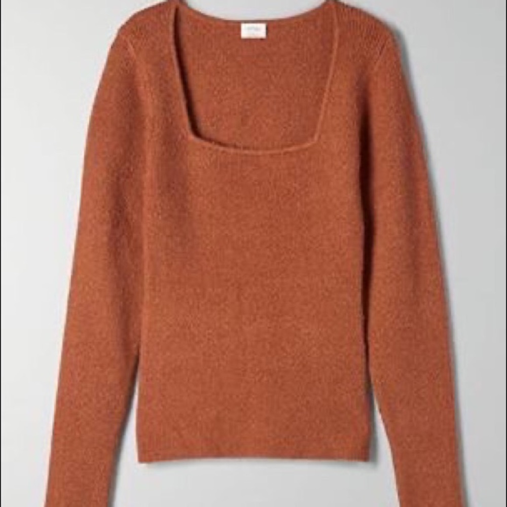WILFRED Kirsty Sweater in Terazzo Brown - Picture 1 of 4